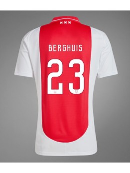 Ajax Steven Berghuis #23 Replika Hemmakläder 2024-25 Kortärmad